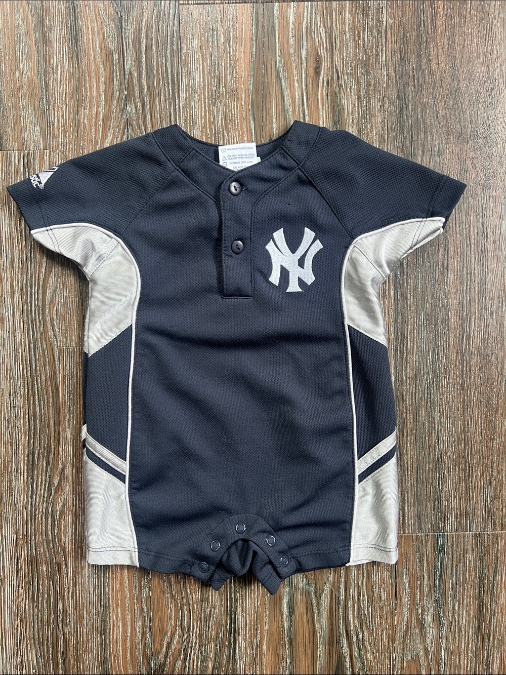 Majestic Navy Baby Jersey with White NY Logo